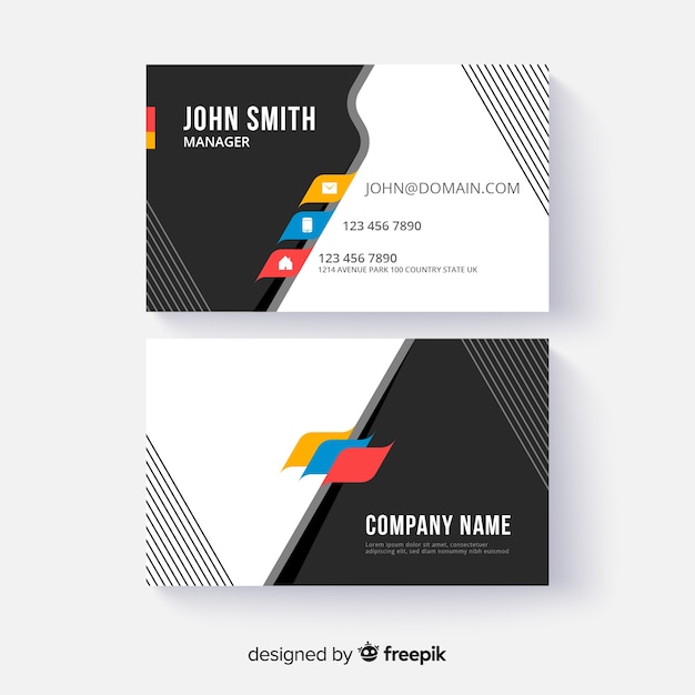 Download Free Professional Business Card Design Free Vector Use our free logo maker to create a logo and build your brand. Put your logo on business cards, promotional products, or your website for brand visibility.