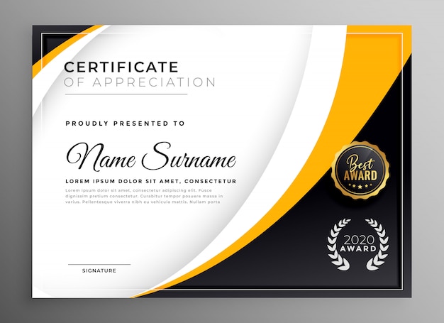 Professional Certificate Template from image.freepik.com