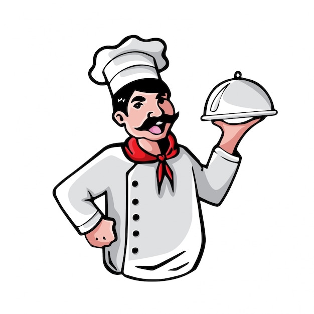 Premium Vector | Professional chef illustration