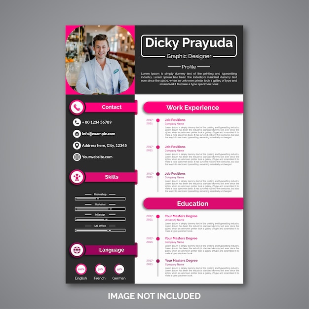 Premium Vector | Professional curriculum vitae template