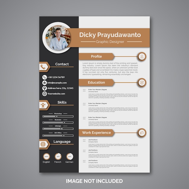 Premium Vector | Professional curriculum vitae template