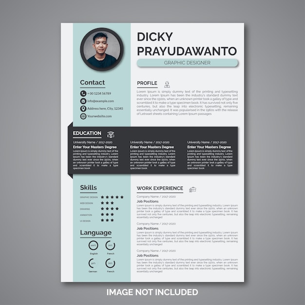 Premium Vector | Professional curriculum vitae template