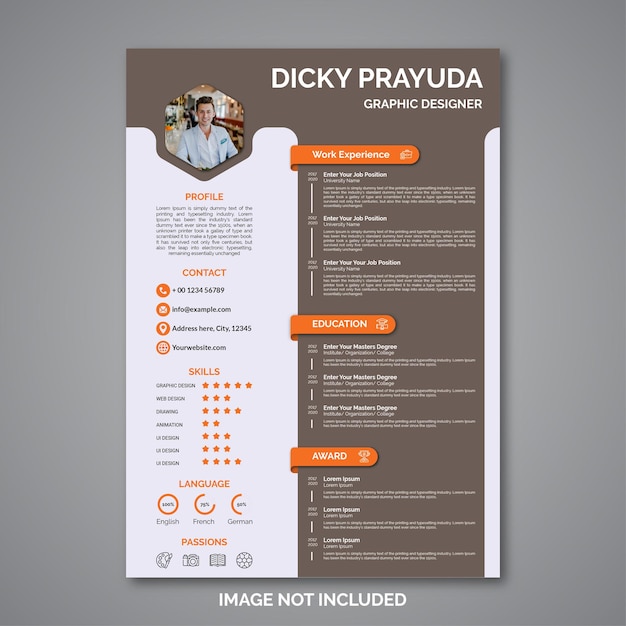 Premium Vector | Professional curriculum vitae template