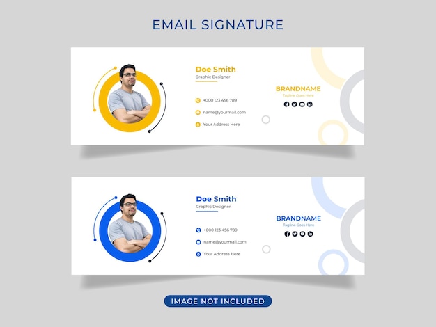 professional signature for email tamlate