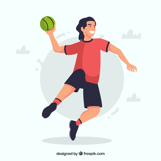 Download Free Download Free Professional Handball Player With Flat Design Vector Use our free logo maker to create a logo and build your brand. Put your logo on business cards, promotional products, or your website for brand visibility.