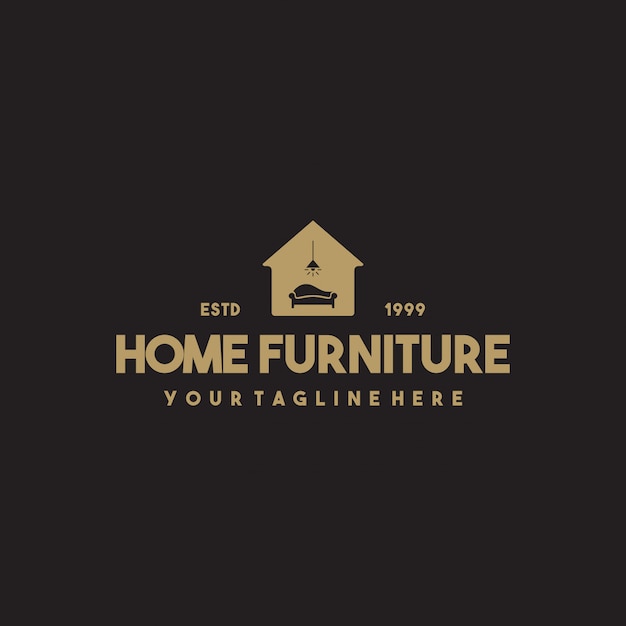 Premium Vector Professional Home Furniture Logo Design