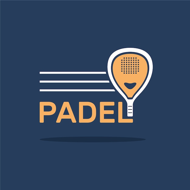 Free Vector | Professional padel logo template