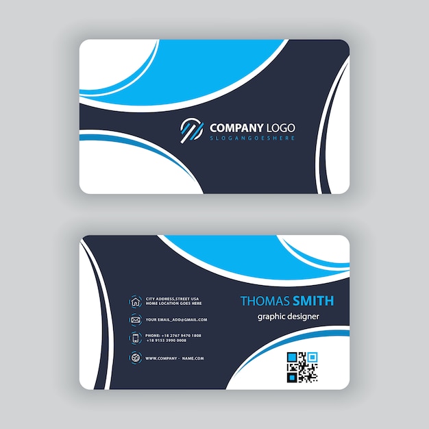 Professional visit card | Free Vector