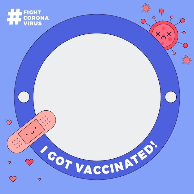 Premium Vector Profile Picture Coronavirus Facebook Frame