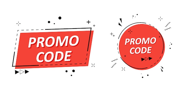 Premium Vector | Promo code, coupon code.