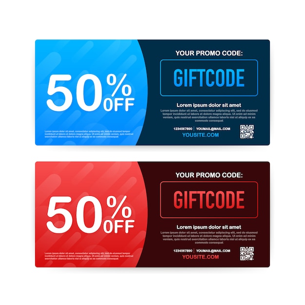premium-vector-promo-code-gift-voucher-with-coupon-code-premium