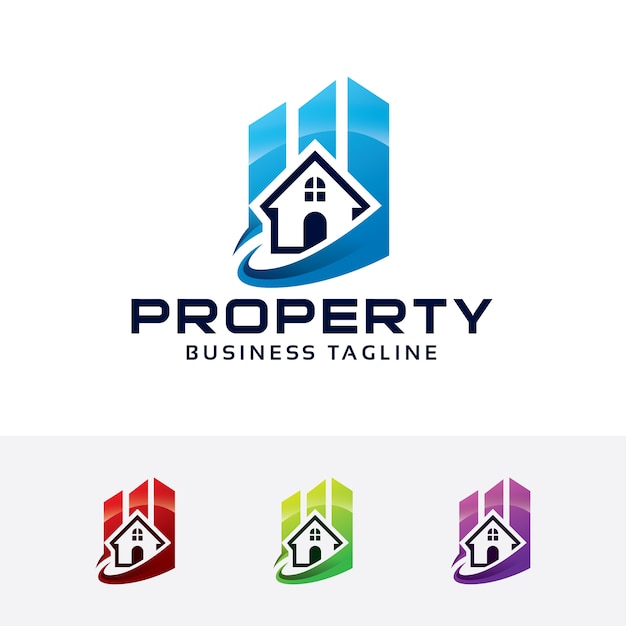 Premium Vector | Property logo vector template