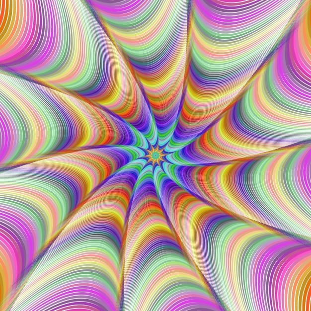 Download Free Vector | Psychedelic background with different colors