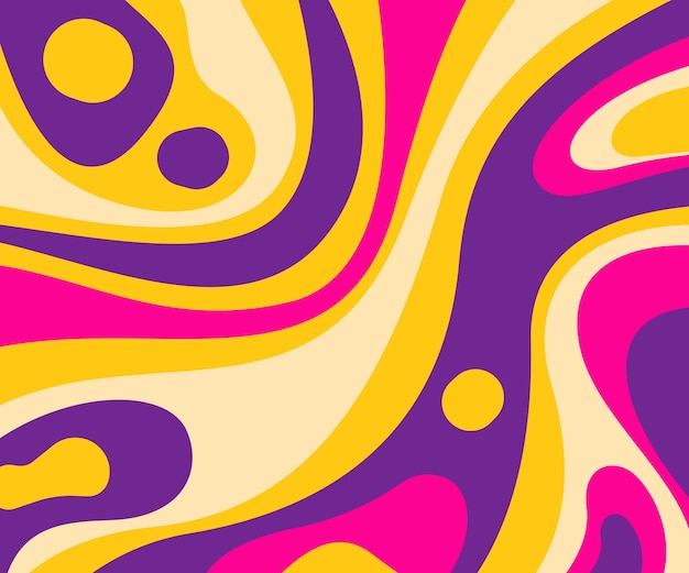 Free Vector | Psychedelic groovy background