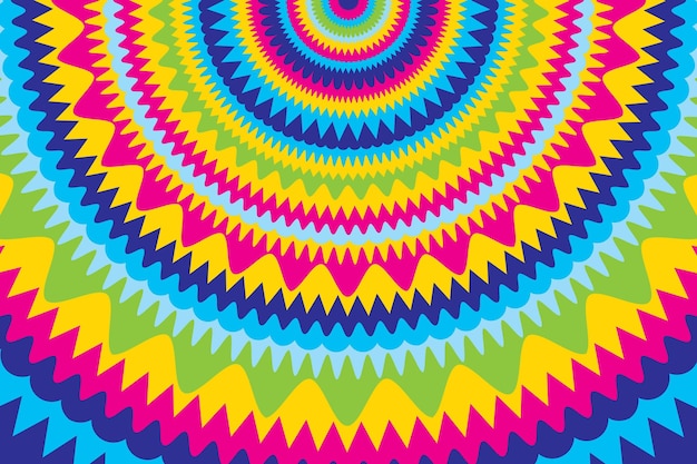 Free Vector Psychedelic Groovy Background