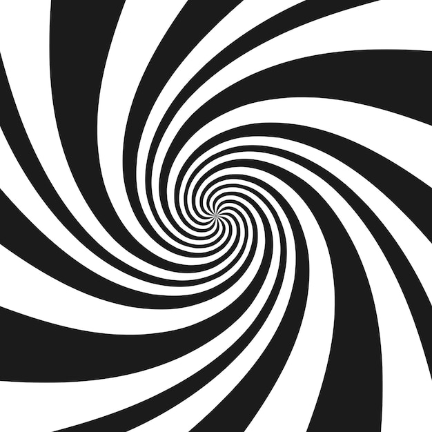 Premium Vector | Psychedelic spiral with radial gray rays. swirl ...