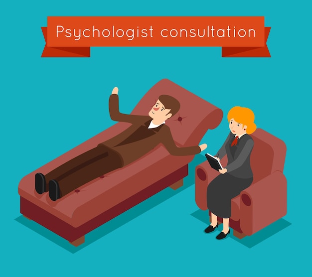 Free Vector | Psychologist consultation. mental problems concept in 3d ...