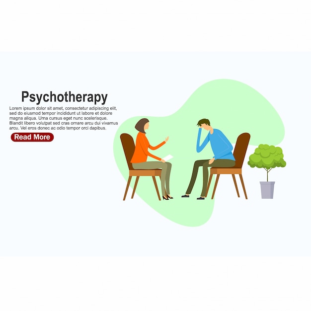 Psychotherapy practice, psychiatrist consulting patient. mental ...