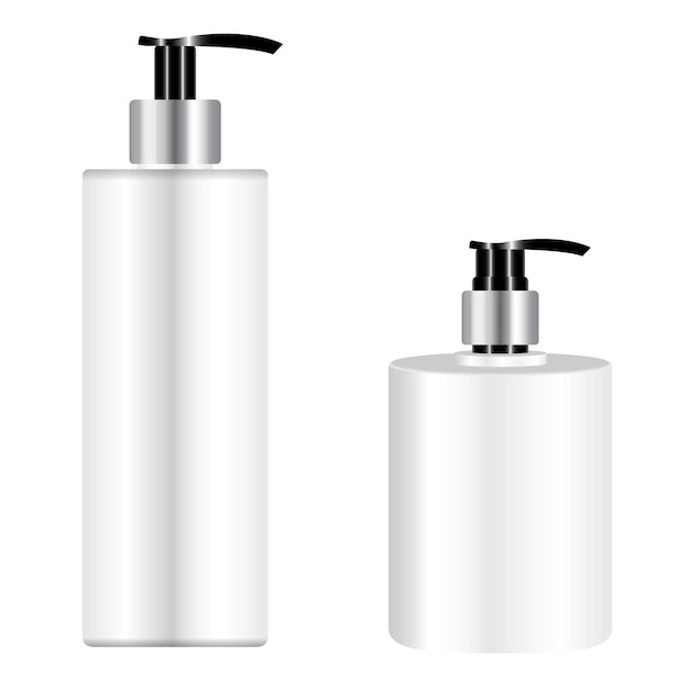 Download Premium Vector Pump Bottle Cosmetic Shampoo Dispenser Liquid Soap Plastic Pump Dispenser Bottle