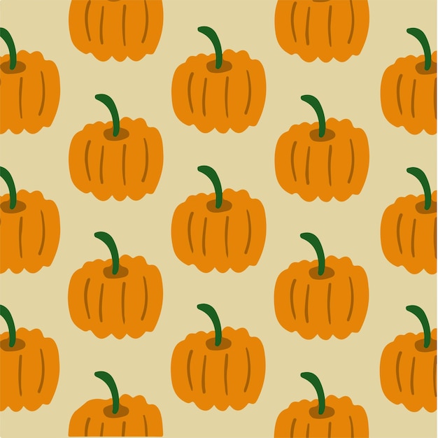 Premium Vector | Pumpkins pattern background social media post vector ...