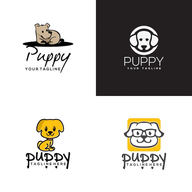 Premium Vector | Puppy logo