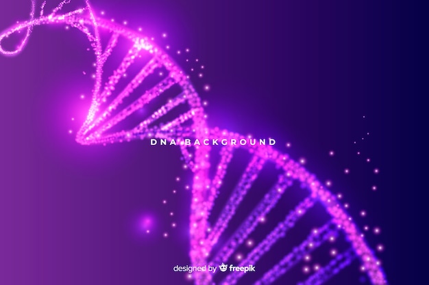 Purple Abstract Dna Structure Background Vector Free Download