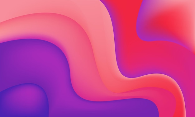 紫とピンクのグラデーションの背景 プレミアムベクター