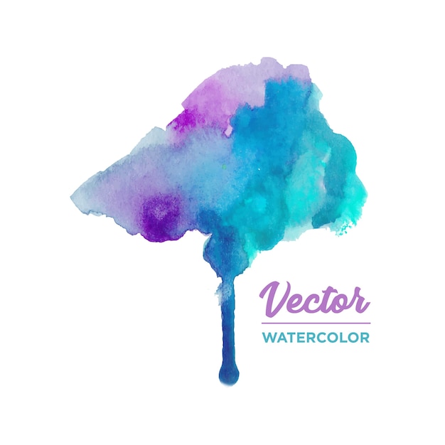 Premium Vector | Purple and blue blend watercolor texture background