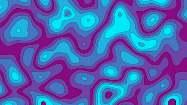 Purple blue palette 3d vector abstract background Premium Vector