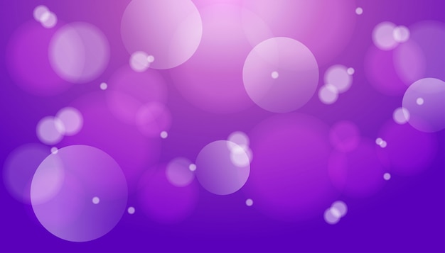 Premium Vector | Purple bokeh light effect background vector