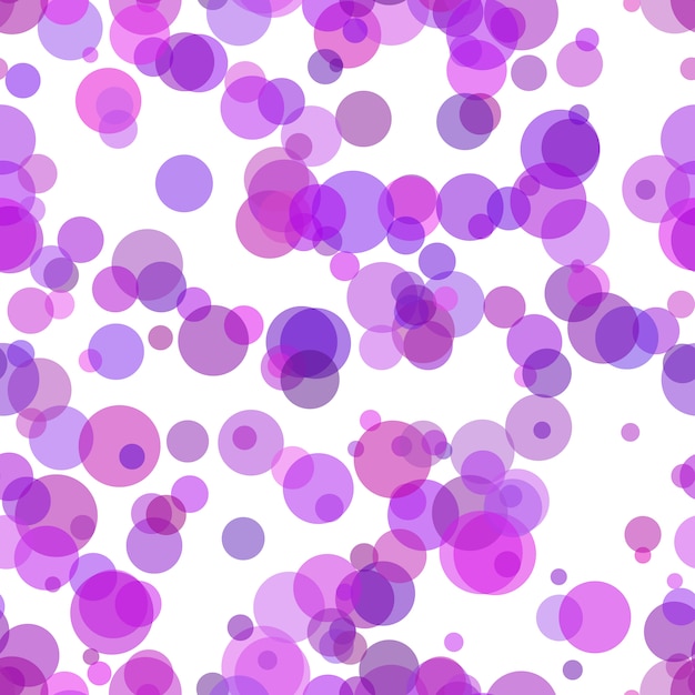 Purple bubbles pattern background Vector | Free Download