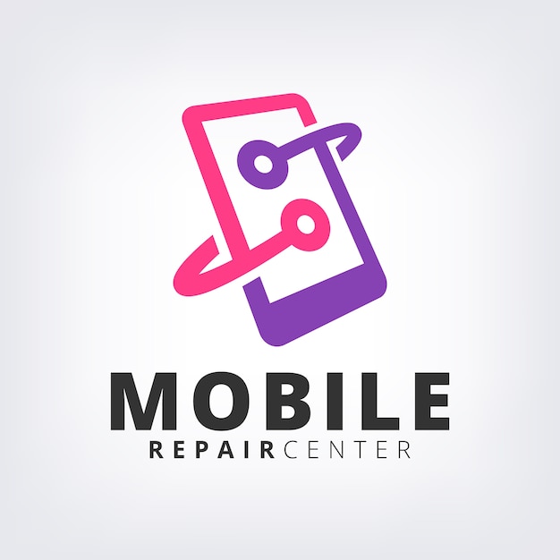 Download Free Purple Mobile Phone Fix Repair Logo Icon Template Premium Vector Use our free logo maker to create a logo and build your brand. Put your logo on business cards, promotional products, or your website for brand visibility.