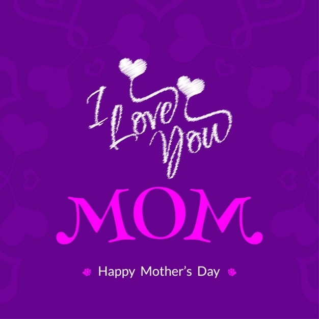 Purple mothers day background