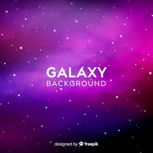 Purple And Pink Galaxy Background Free Vector