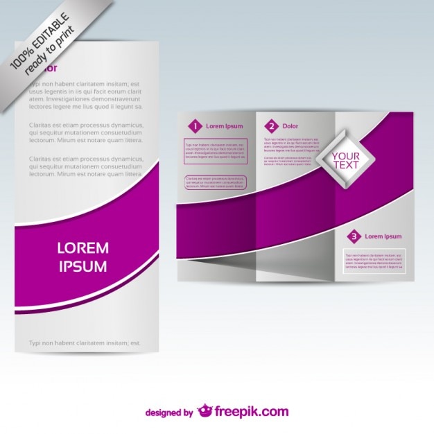 3 Fold Brochure Template Free Download