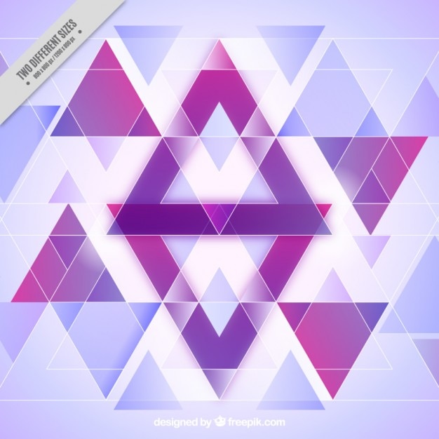 Purple triangles background | Free Vector