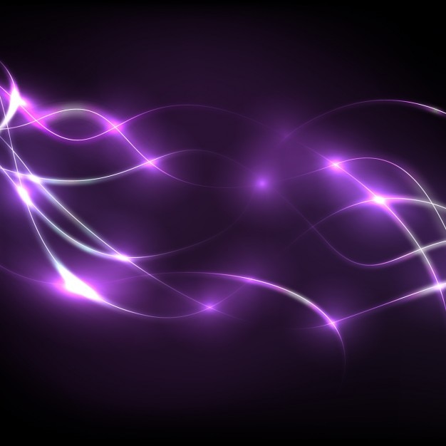 Purple waves dark background Vector | Free Download