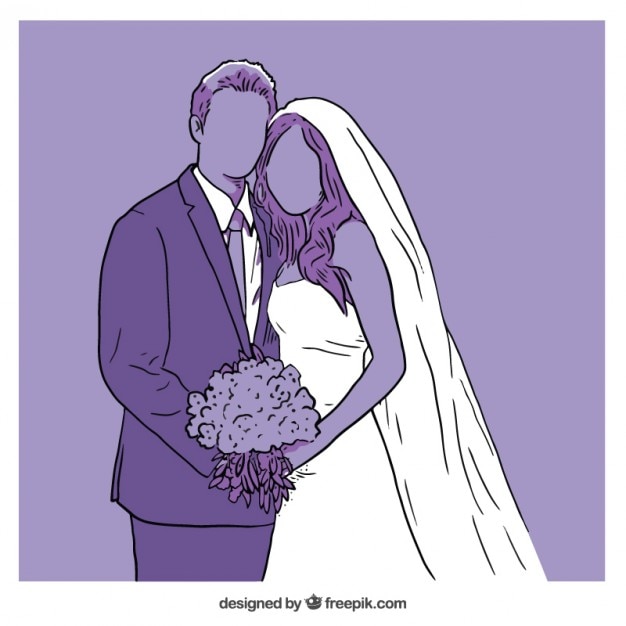 wedding illustrations vector free download