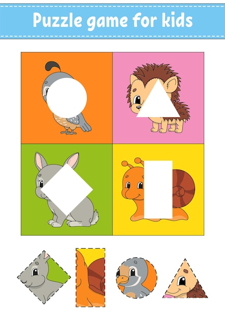 Printable Cut And Paste Puzzle