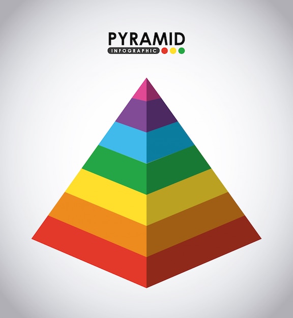 Premium Vector Pyramid Infographic Design Vector Illustration Eps10