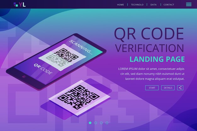Download Free Qr Code Verification Landing Page Template Free Vector Use our free logo maker to create a logo and build your brand. Put your logo on business cards, promotional products, or your website for brand visibility.