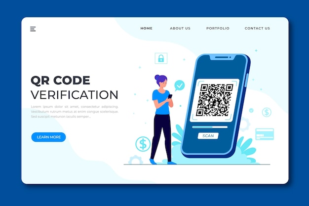 free-vector-qr-code-verification