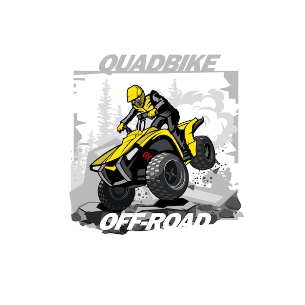 Download Free Quad Bike Off Road Logo Premium Vector Use our free logo maker to create a logo and build your brand. Put your logo on business cards, promotional products, or your website for brand visibility.