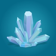 Premium Vector Quartz Geometric Crystal 
