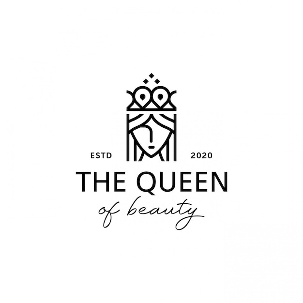 Download Free Queen Crown Beauty Salon Logo Design Premium Vector Use our free logo maker to create a logo and build your brand. Put your logo on business cards, promotional products, or your website for brand visibility.