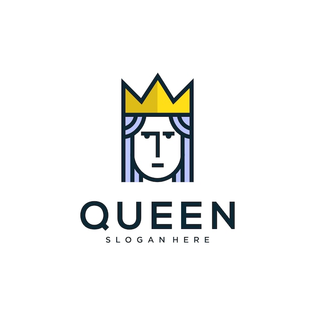 Download Free Queen Logo Design Premium Vector Use our free logo maker to create a logo and build your brand. Put your logo on business cards, promotional products, or your website for brand visibility.
