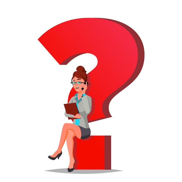 Question Mark Clip Art Women