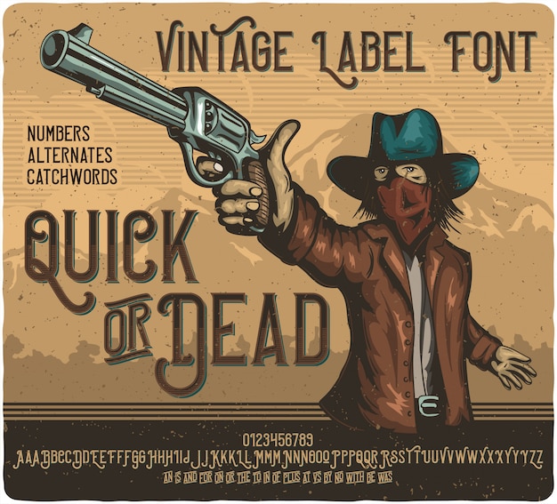 dead history typeface