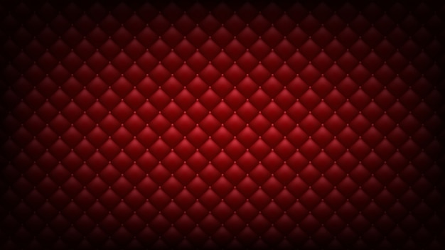 キルトの赤い背景 ワイドスクリーンの壁紙 プレミアムベクター