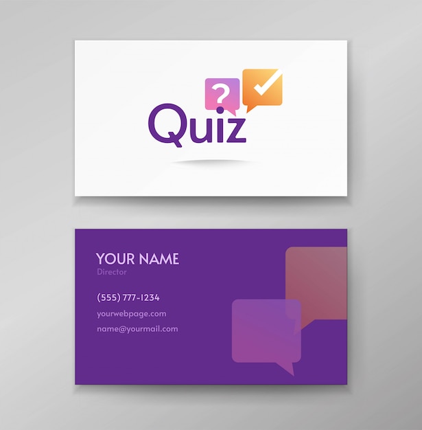 Download Free Quiz Logo Poll Icon Vector Design Or Interview Discussion Logotype Use our free logo maker to create a logo and build your brand. Put your logo on business cards, promotional products, or your website for brand visibility.